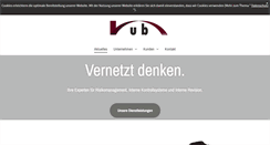 Desktop Screenshot of hub-gmbh.de